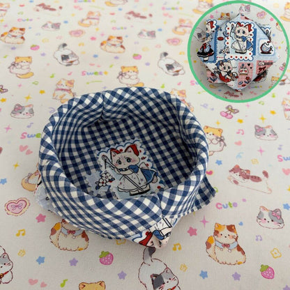 Gingham Cat Catch-All Tray