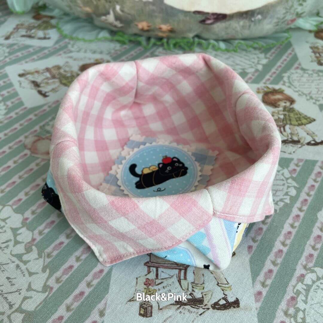 Gingham Cat Catch-All Tray