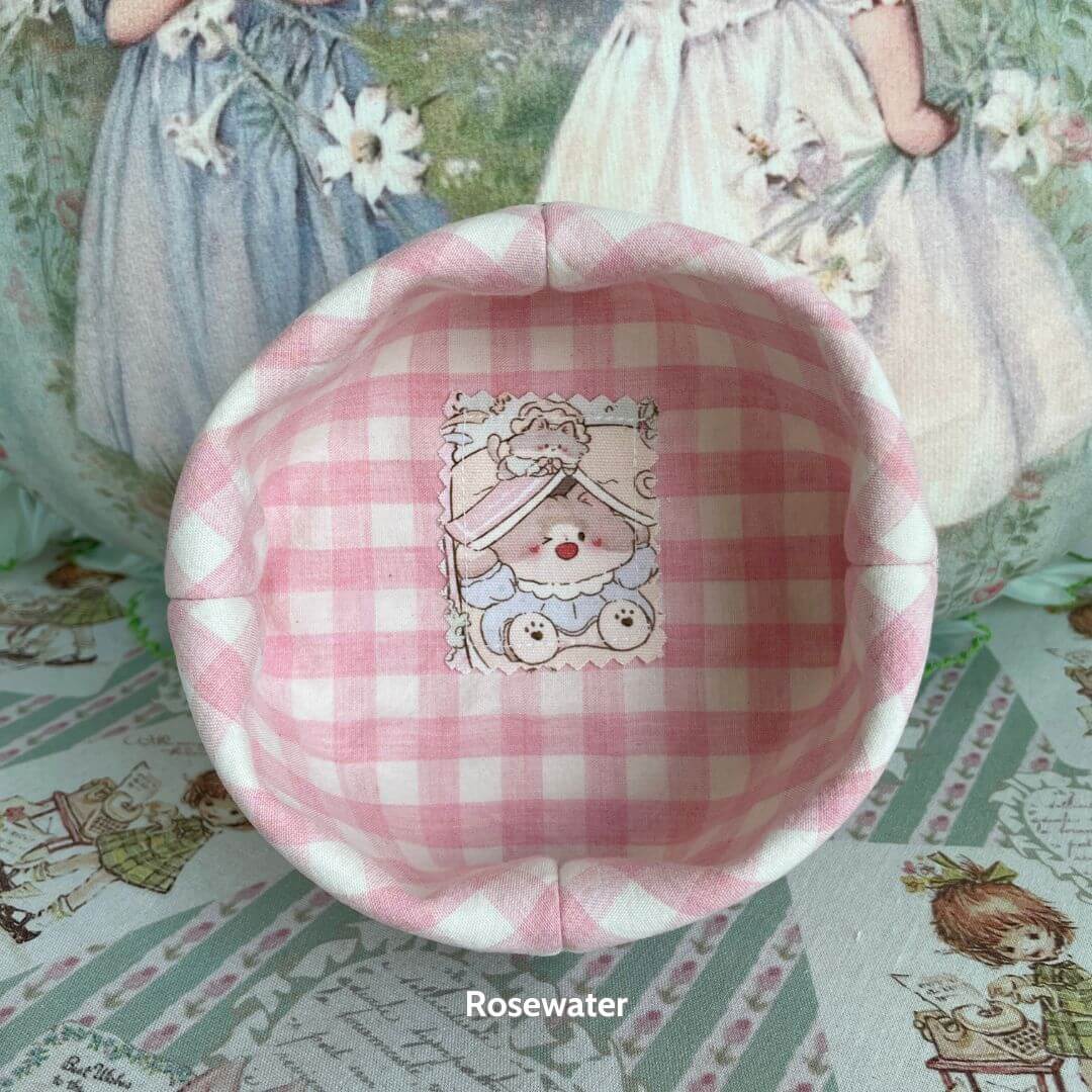Gingham Cat Catch-All Tray