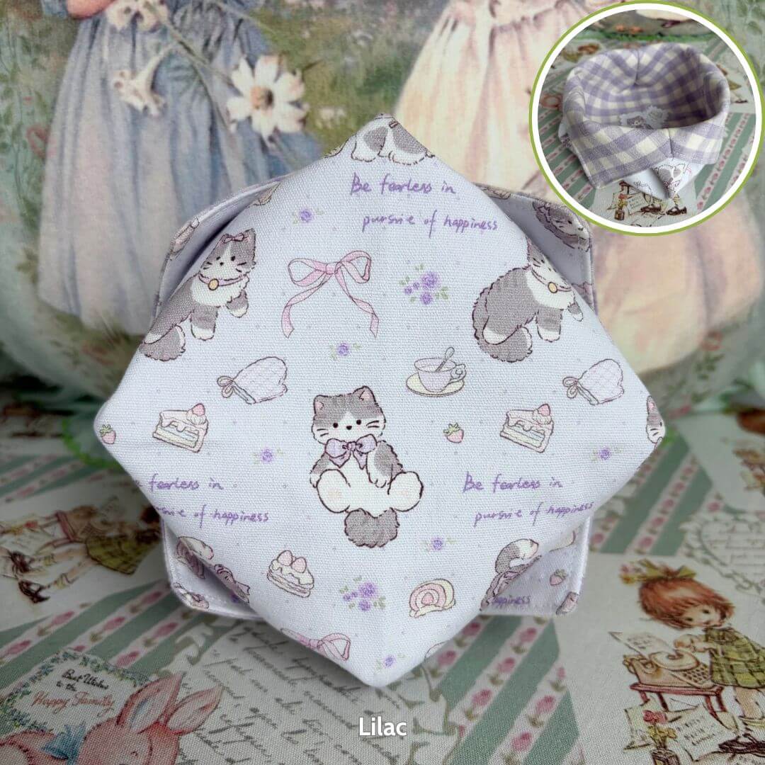 Gingham Cat Catch-All Tray