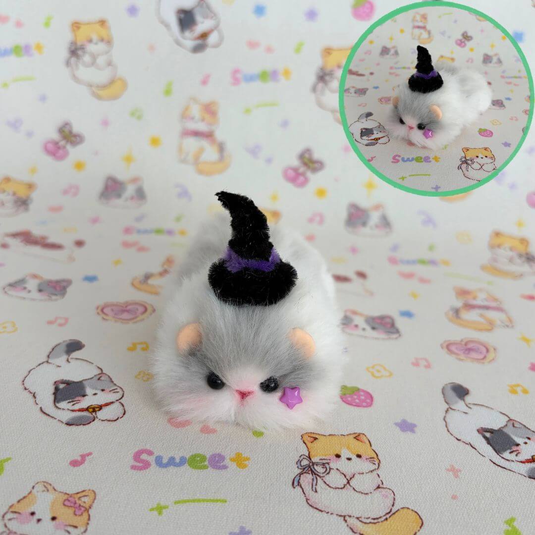 Lying Hamsters Figurines