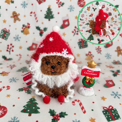 Christmas Bunny & Puppy