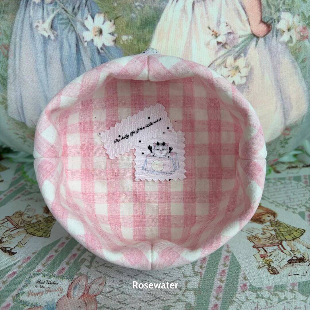Gingham Cat Catch-All Tray
