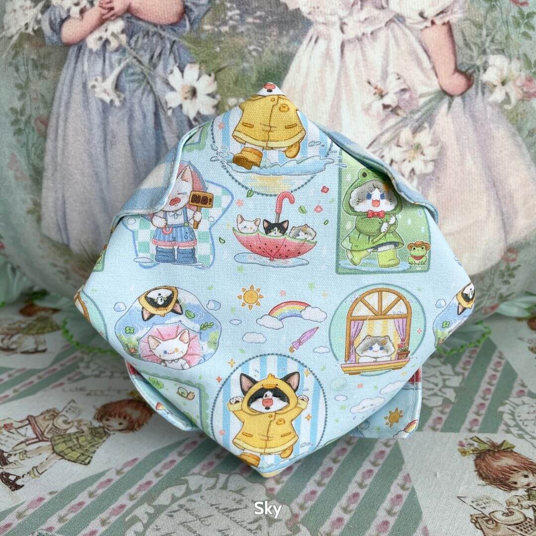 Gingham Cat Catch-All Tray