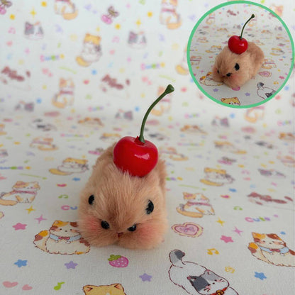 Lying Hamsters Figurines