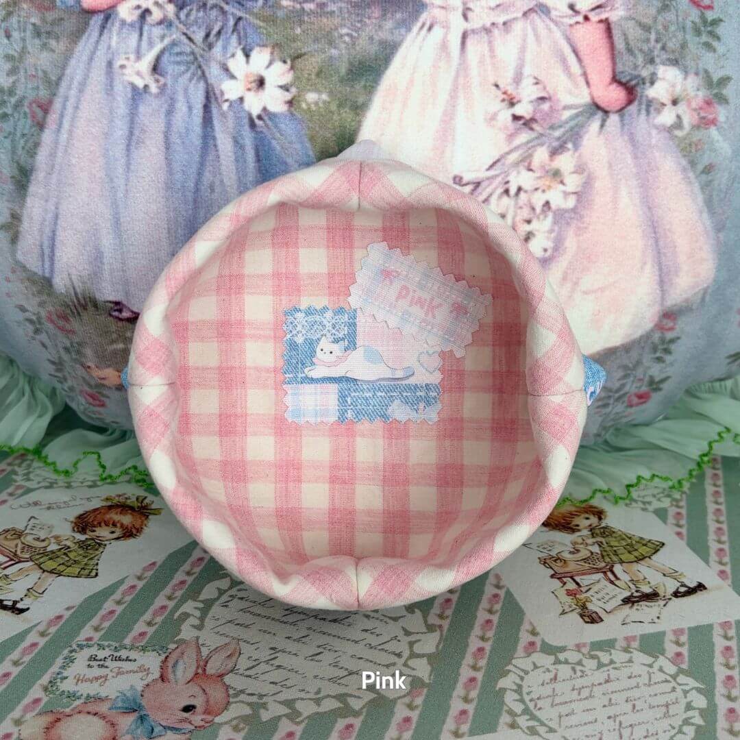 Gingham Cat Catch-All Tray