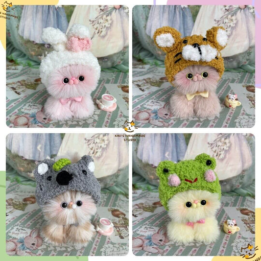 Fluffy Hoodie Kittens