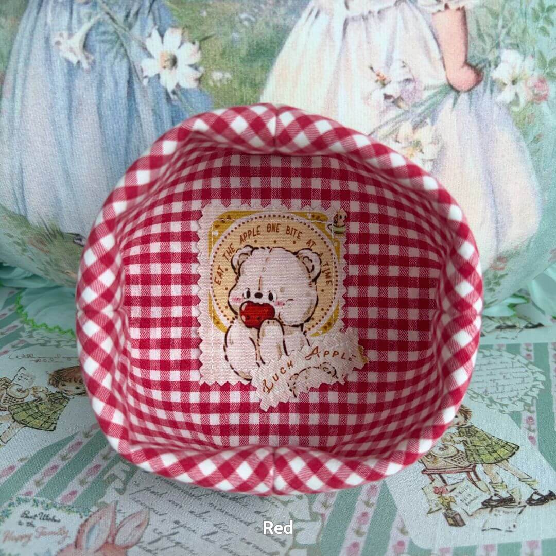 Gingham Cat Catch-All Tray