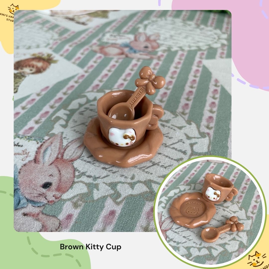 Miniature Kitty's Cosy Cups and Saucers