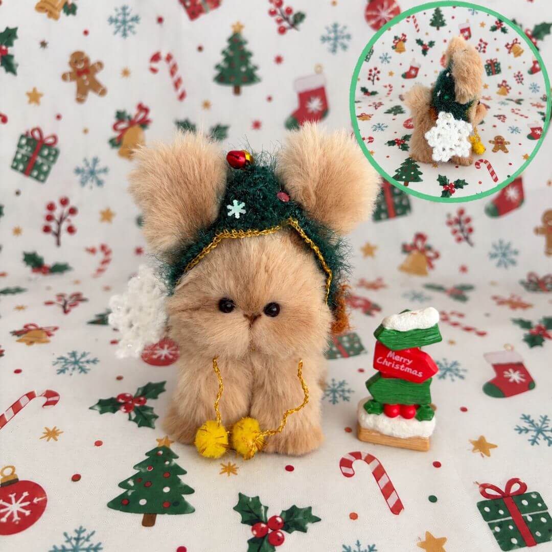 Christmas Bunny & Puppy