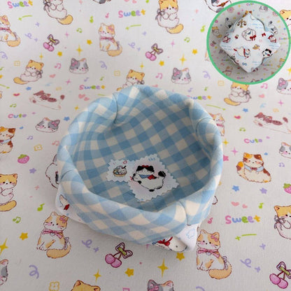 Gingham Cat Catch-All Tray