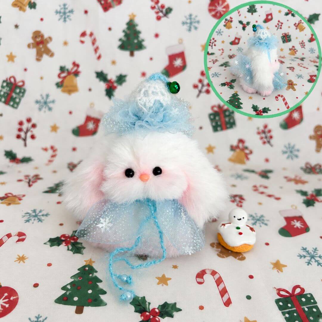 Christmas Bunny & Puppy
