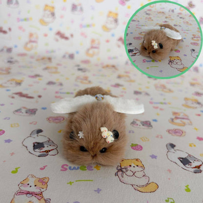 Lying Hamsters Figurines