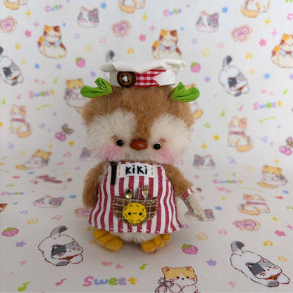 Mini Chef Penguin with Movable Joints