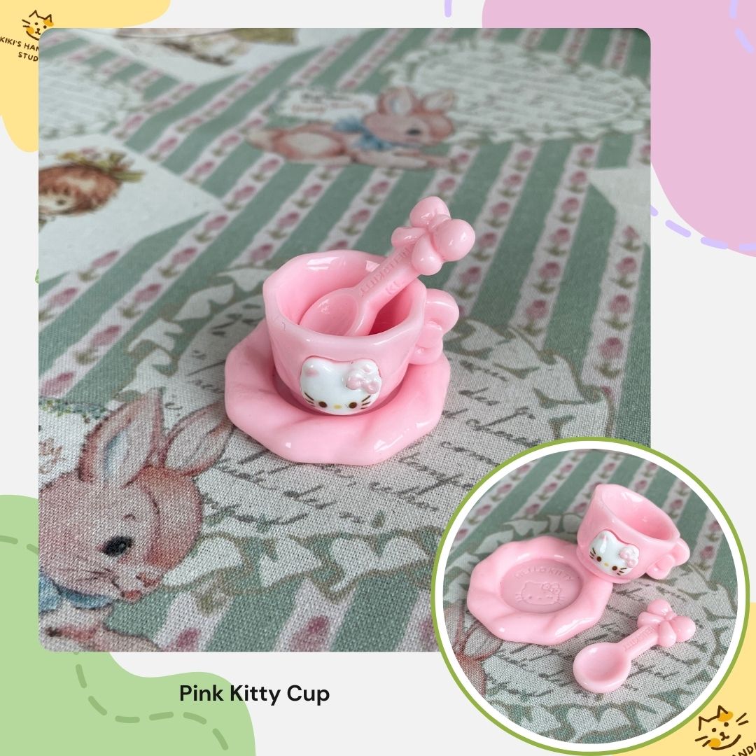 Miniature Kitty's Cosy Cups and Saucers