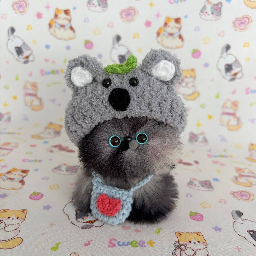 Fluffy Hoodie Kittens