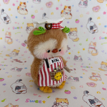 Mini Chef Penguin with Movable Joints