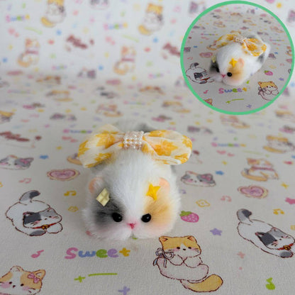 Lying Hamsters Figurines