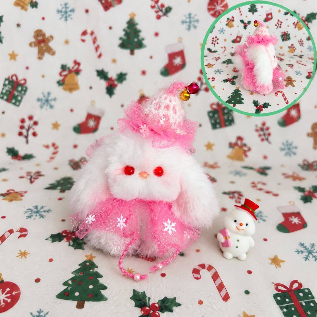 Christmas Bunny & Puppy