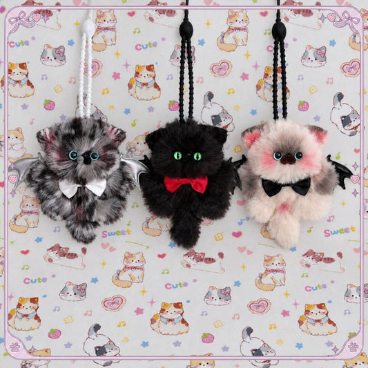 Winged Kitty Pendants