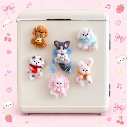 Fluffy Fridge Magnets
