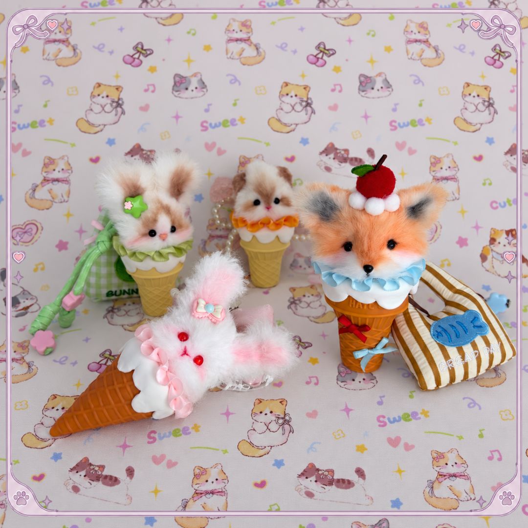 Fluffy Scoops Pendants