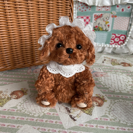 Handmade Cuddly Curly Teddy Dog