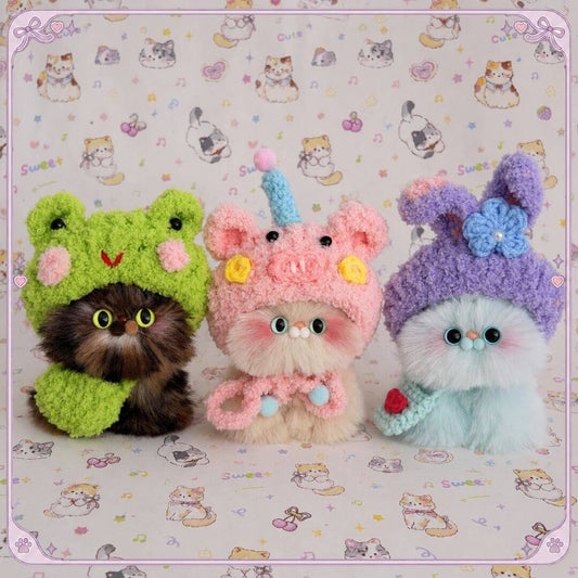 Fluffy Hoodie Kittens