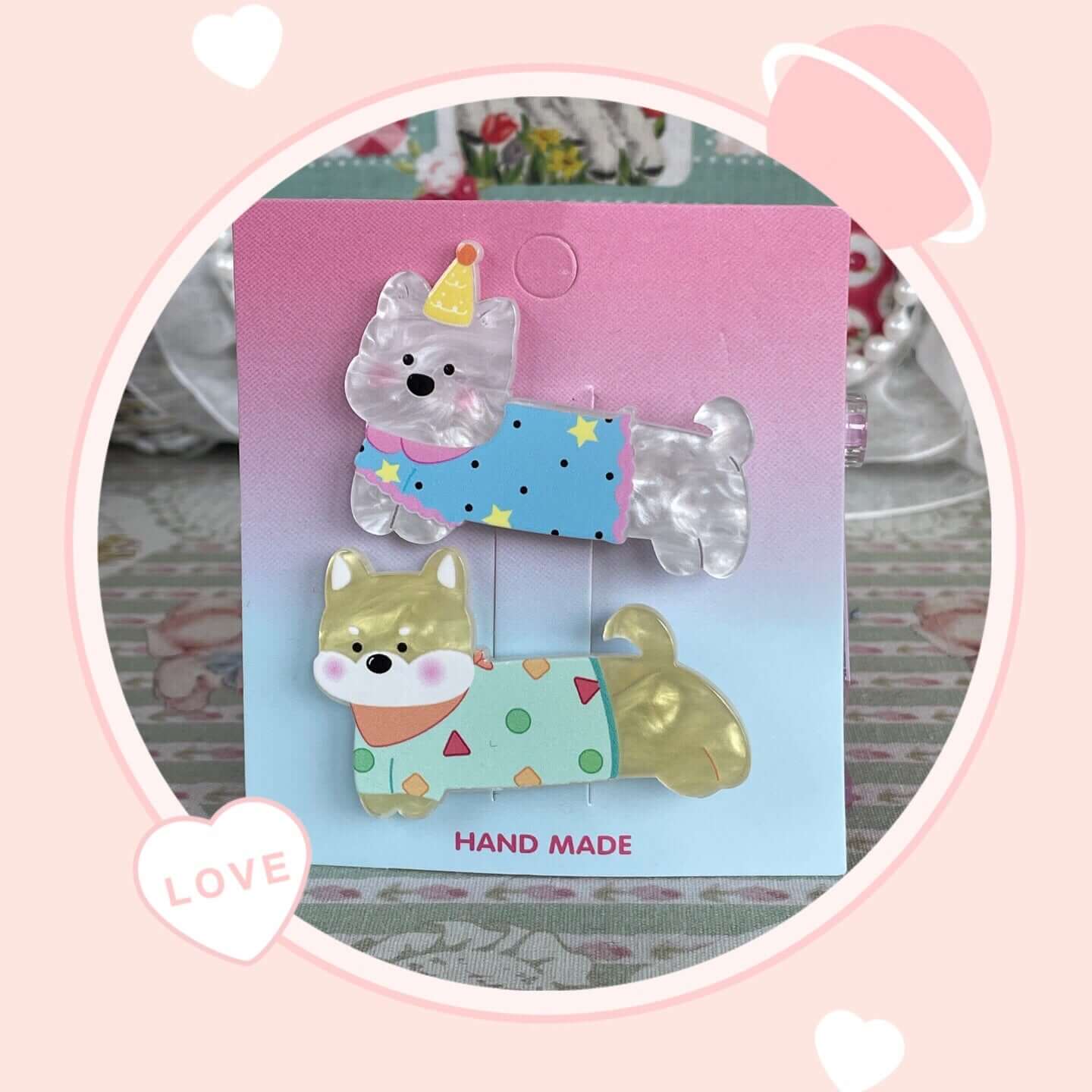 Colorful Zootopia hair clips featuring adorable animal designs, perfect for bags or clothing, adding a playful touch to any look.