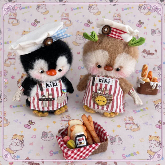 Mini Chef Penguin with Movable Joints