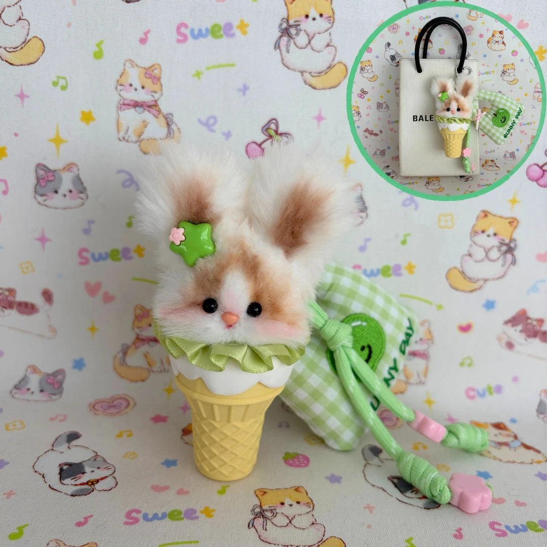 Fluffy Scoops Pendants - Pistachio