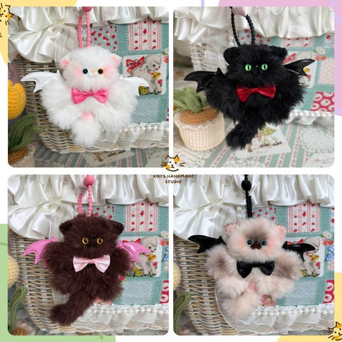 Winged Kitty Pendants