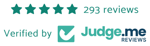 Rated five stars from 293 verified Judge.me reviews